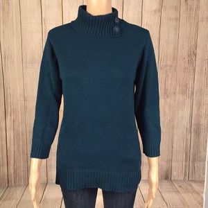 Teal Turtleneck style sweater